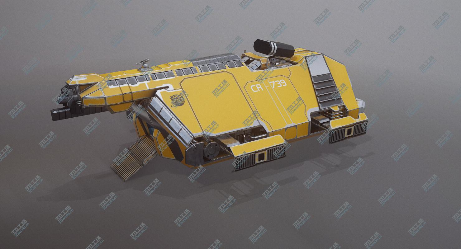 images/goods_img/202105072/3D Sci-Fi Cargo Spaceship Animated model/5.jpg